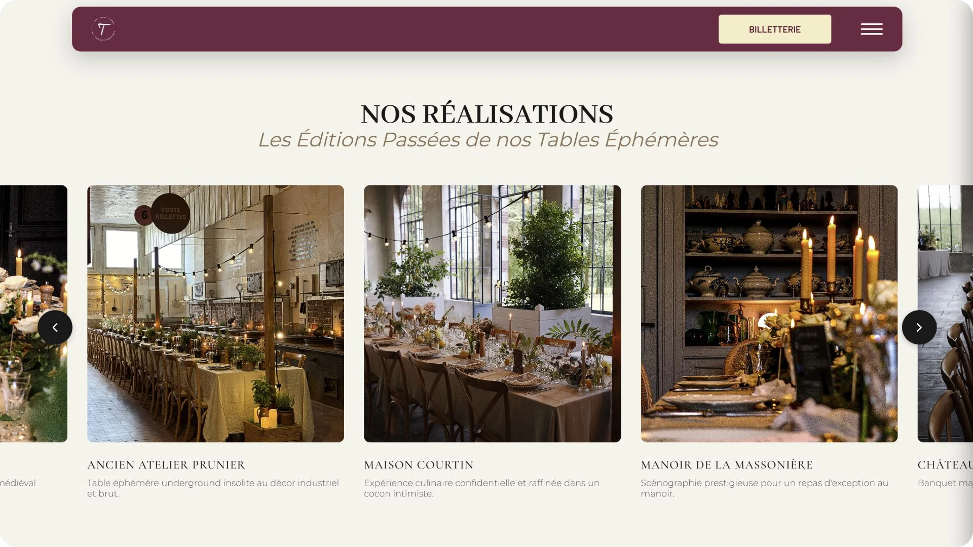 Tablissime Réalisation Screenshot